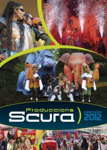 Disseny gràfic del cataleg de Produccions-Scura 2012